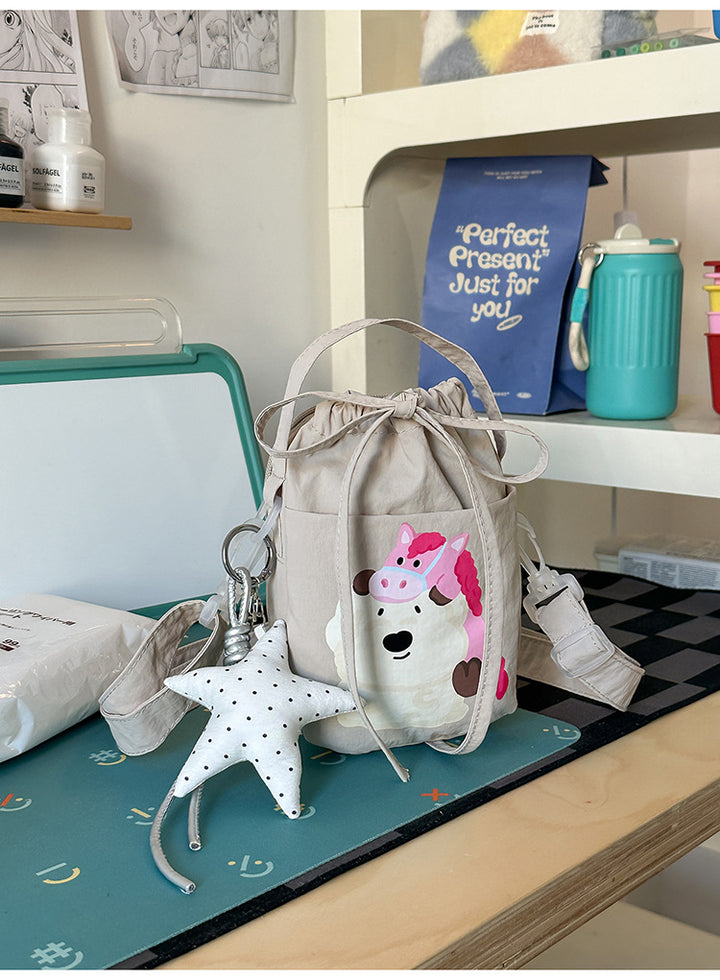 Cute Plush Character Mini Backpack