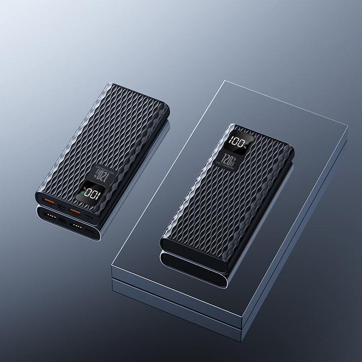 High-performance power bank with digital charging indicator Bowlift