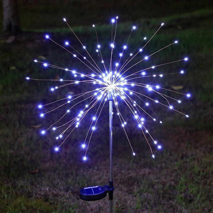 Starburst Solar Garden Stake LED Sparkler Sculpture Bowlift