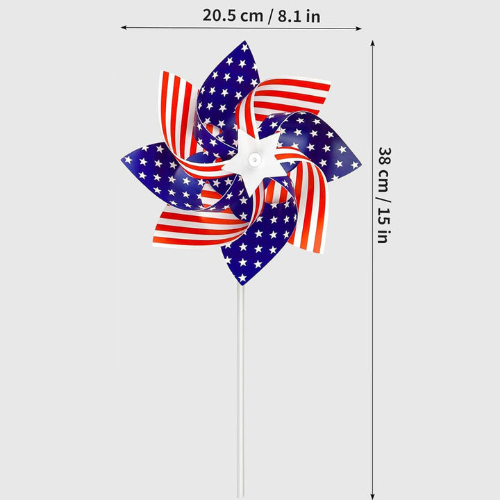 Unisex nan portable USA table flag with plastic pole and decorative tip Bowlift
