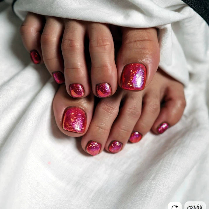 Decorative Glitter Press-On Nail Set Bowlift