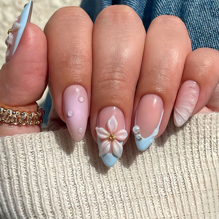 3D Floral Nail Art Decor Bowlift