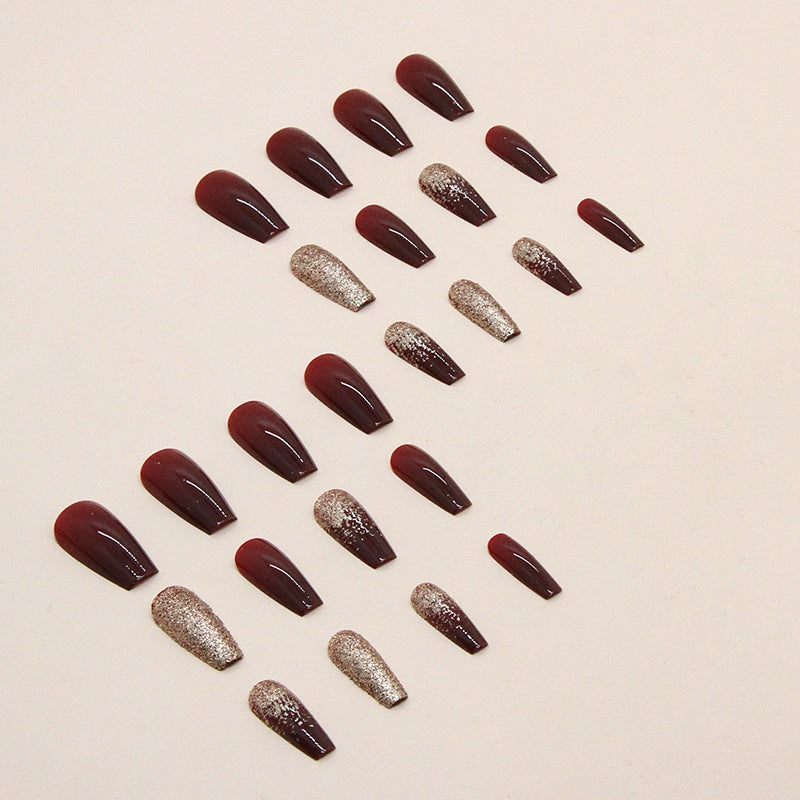 Elegant Glittering Nail Art Design Bowlift