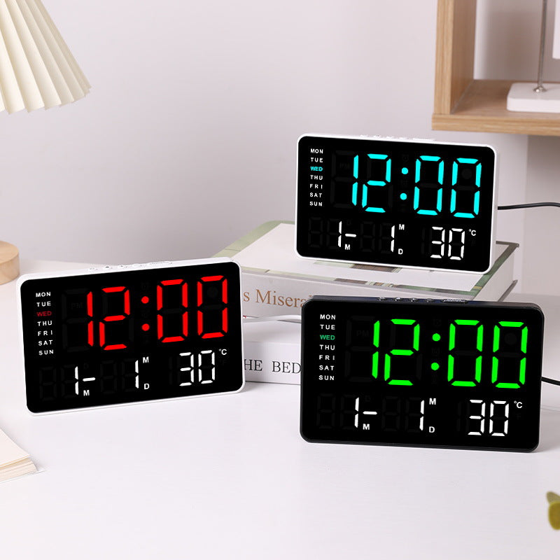 Digital function alarm clock with large LED display Bowlift