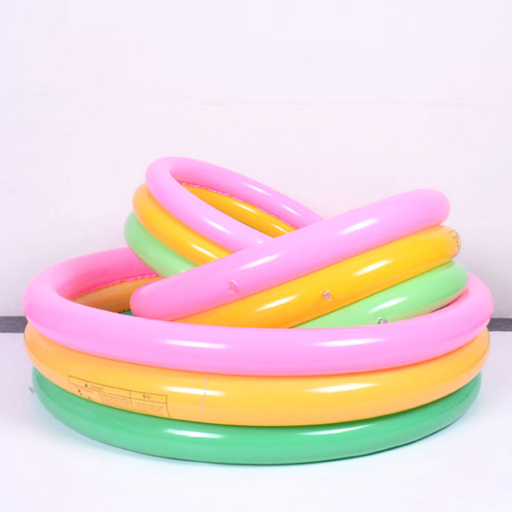 Women's Inflatable Children's Swimming Pool with Fun Sea Motifs Bowlift
