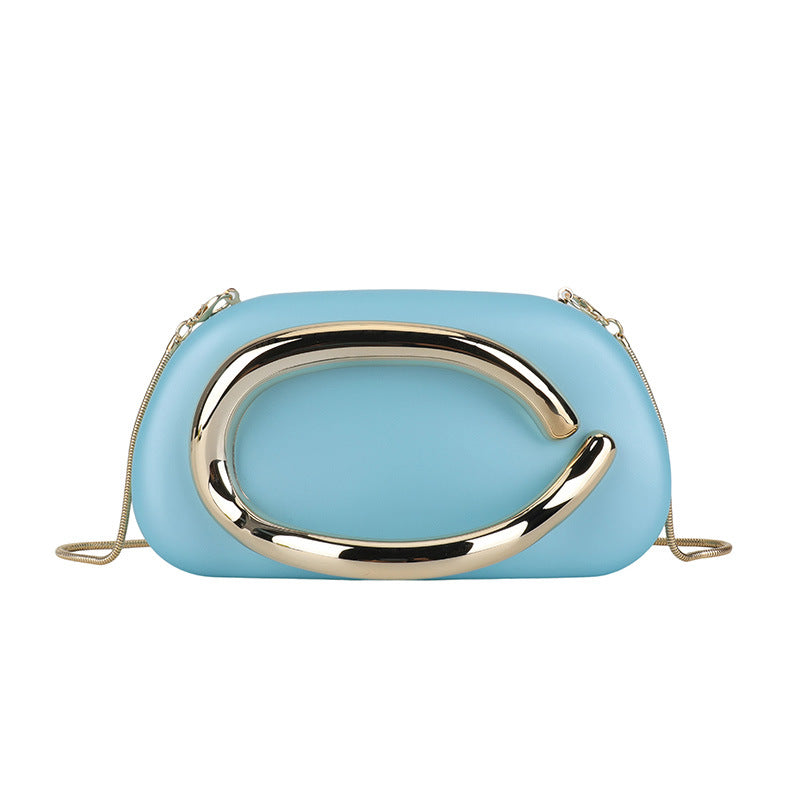 Chic Sculpted Crossbody Handbag Bowlift