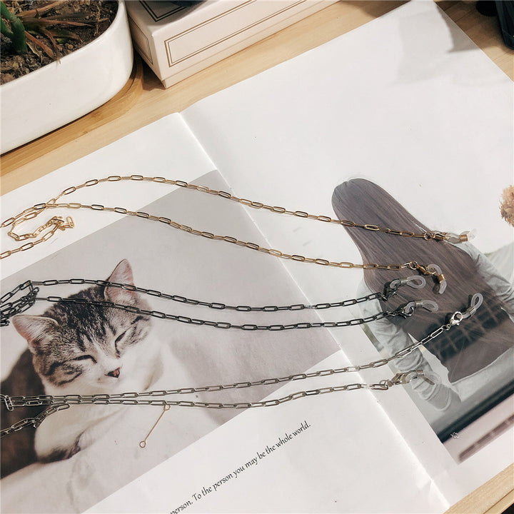 Chic Metal Link Eyewear Chain Bowlift