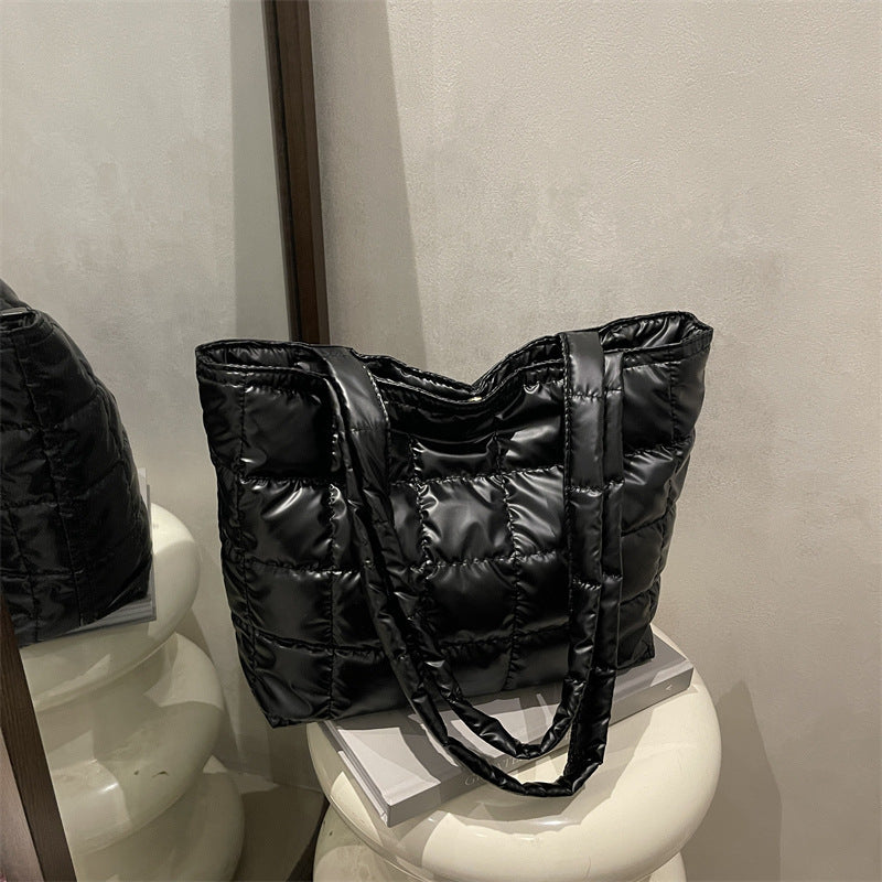 Padded Quilted Tote Bag Bowlift