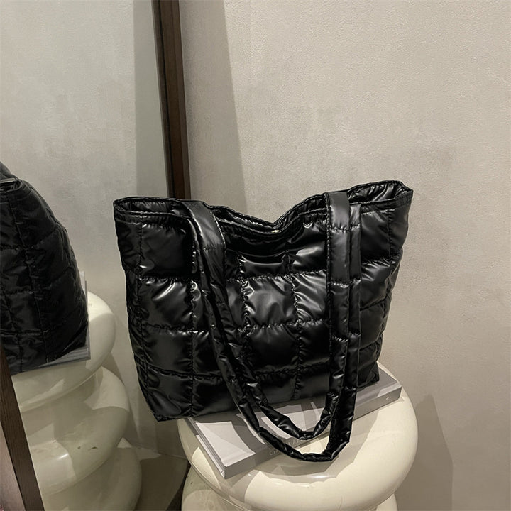 Padded Quilted Tote Bag Bowlift