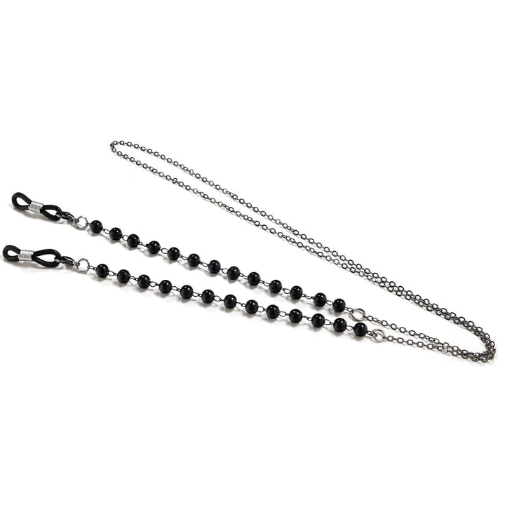 Elegant Pearl-Embellished Eyewear Chain Bowlift