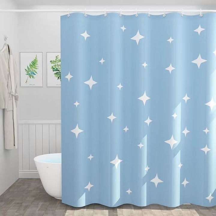 Starry Sky Shower Curtain Bowlift