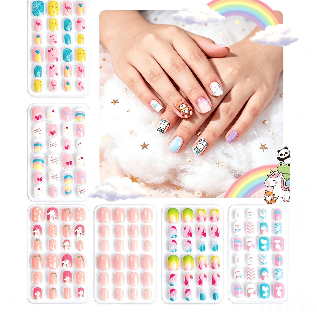 Creative Themed Press-On Nail Collection Bowlift