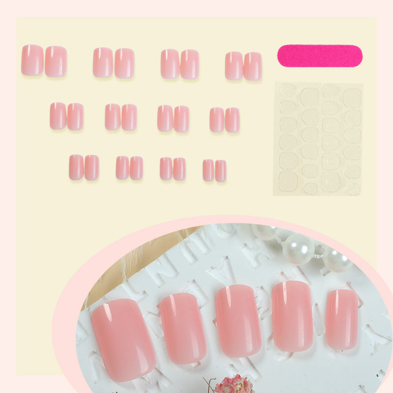 Natural Finish Press-On Nails Bowlift