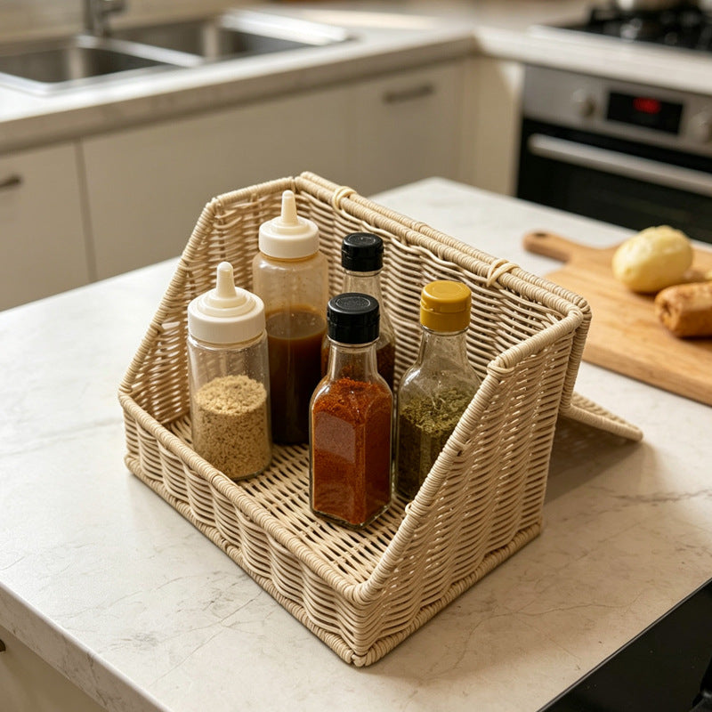 Decorative Woven Storage Chest Bowlift