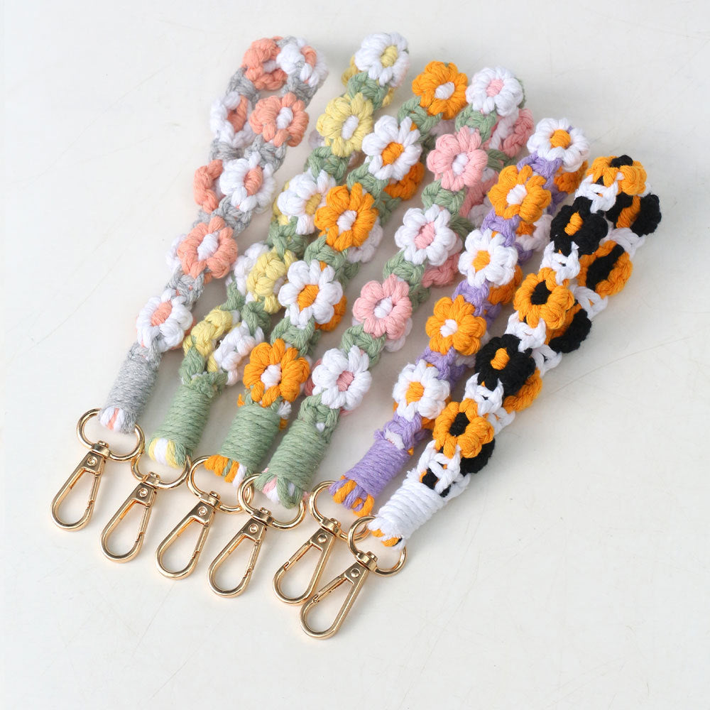 Floral Patterned Keychain