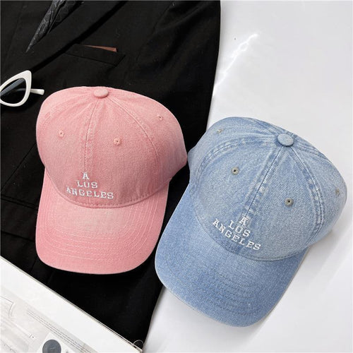 Women's Distressed Vintage Los Angeles Baseball Cap Bowlift