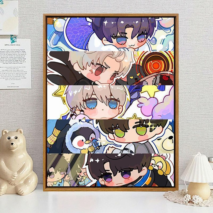 Cartoon-Themed Decorative Wall Art Bowlift