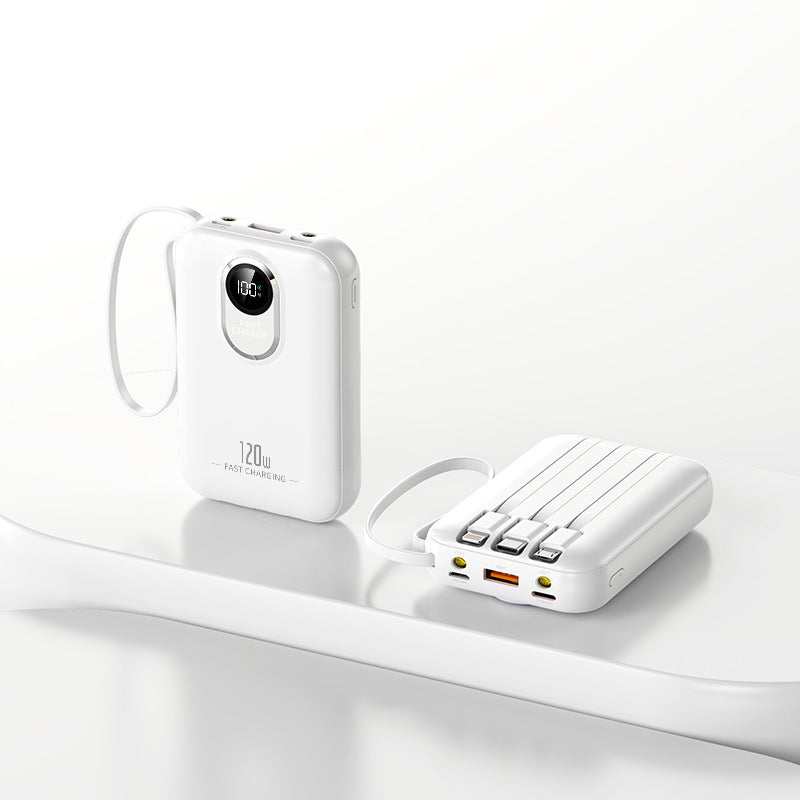 Portable power bank with fast charging function and digital charge level indicator Bowlift