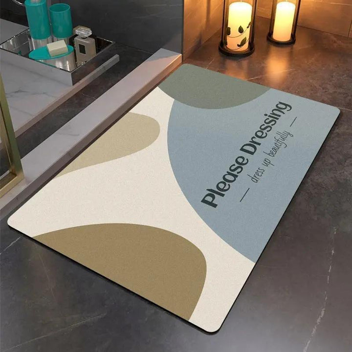 Artistic Abstract Bathroom Mat