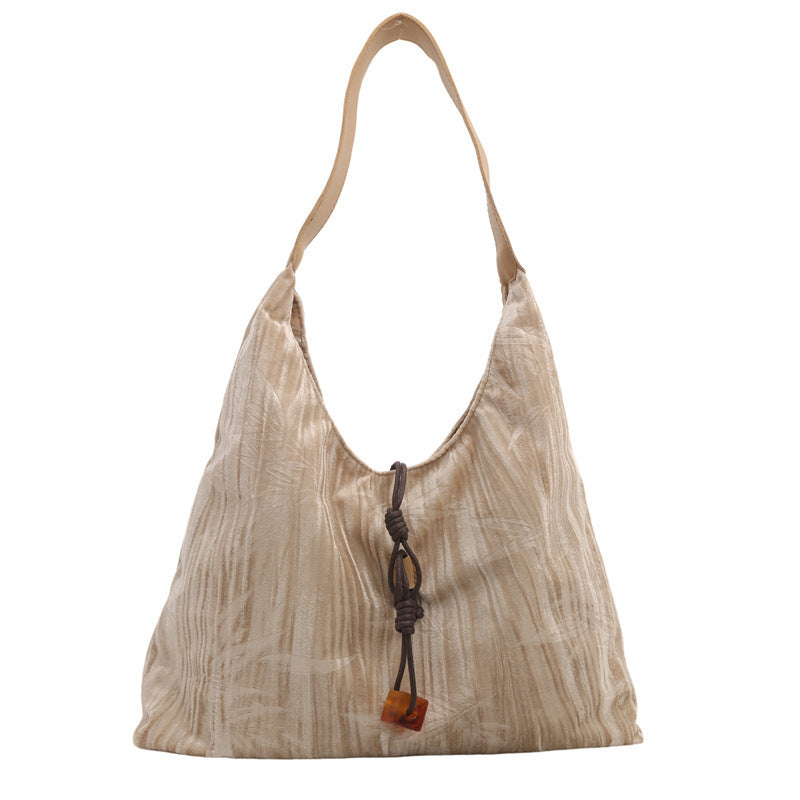 Versatile Velvet Shoulder Bag Bowlift