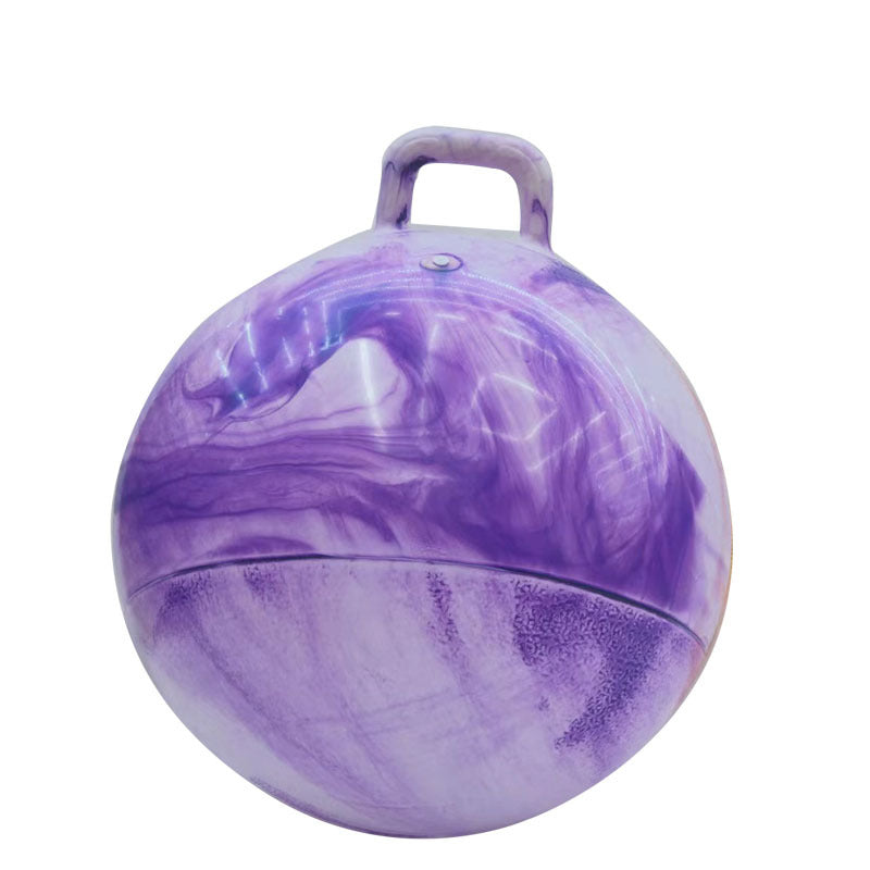 Unisex play ball with ergonomic carrying handle Bowlift