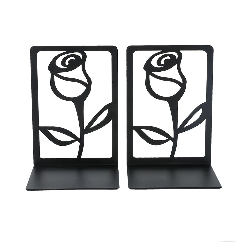 Floral-Inspired Decorative Bookends