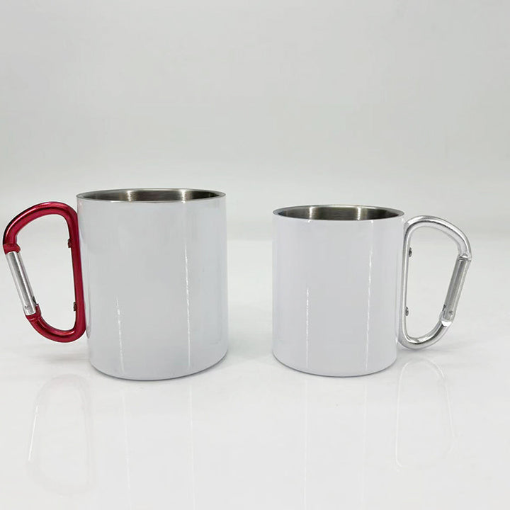 Women High-Quality Stainless Steel Drinking Cup with Carabiner Handle Bowlift