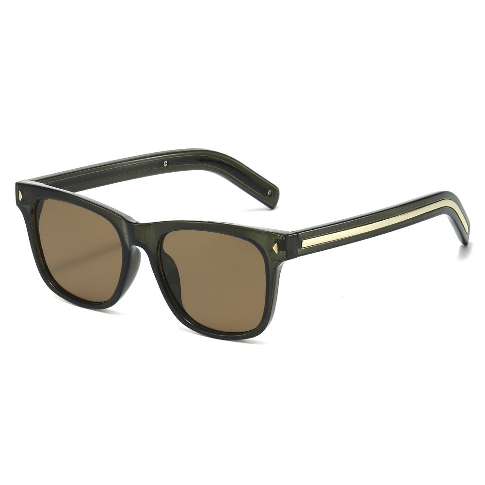 Retro-Inspired Flat Frame Sunglasses Bowlift