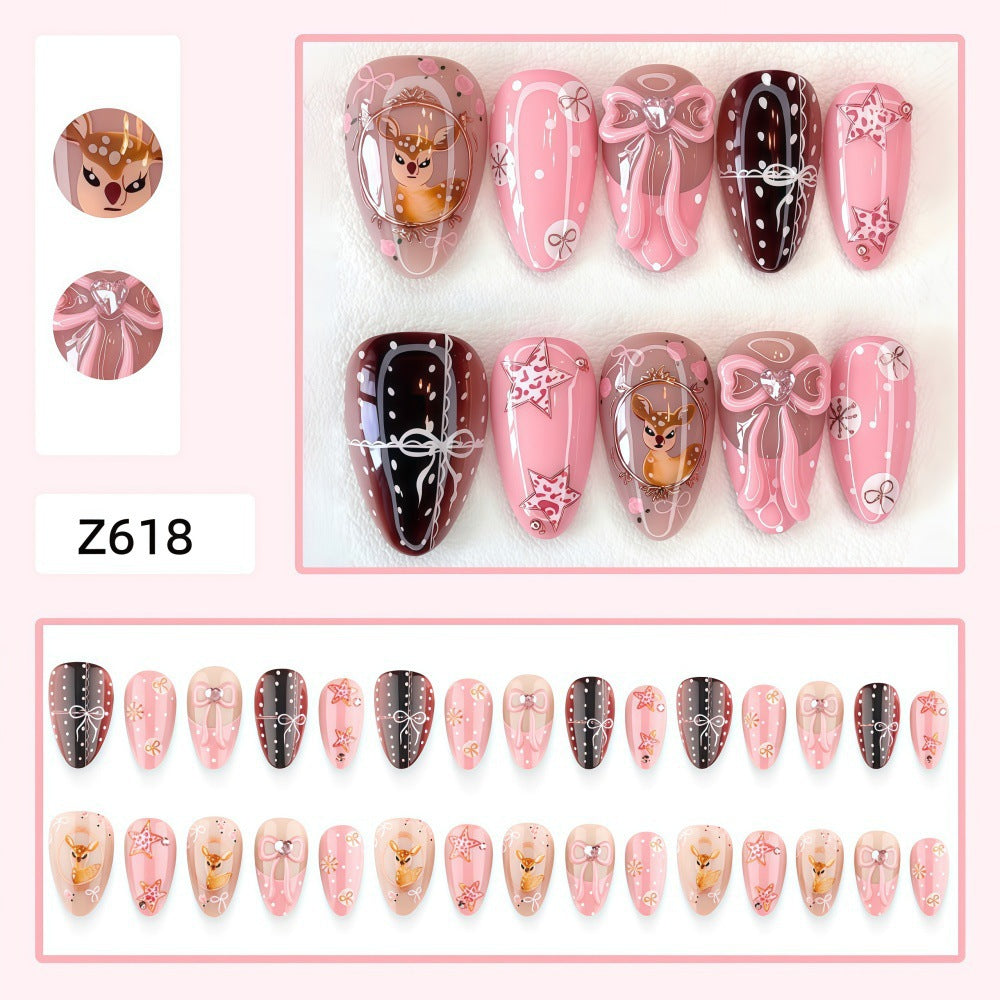 Artificial Nails in Modern Tribal Design Bowlift