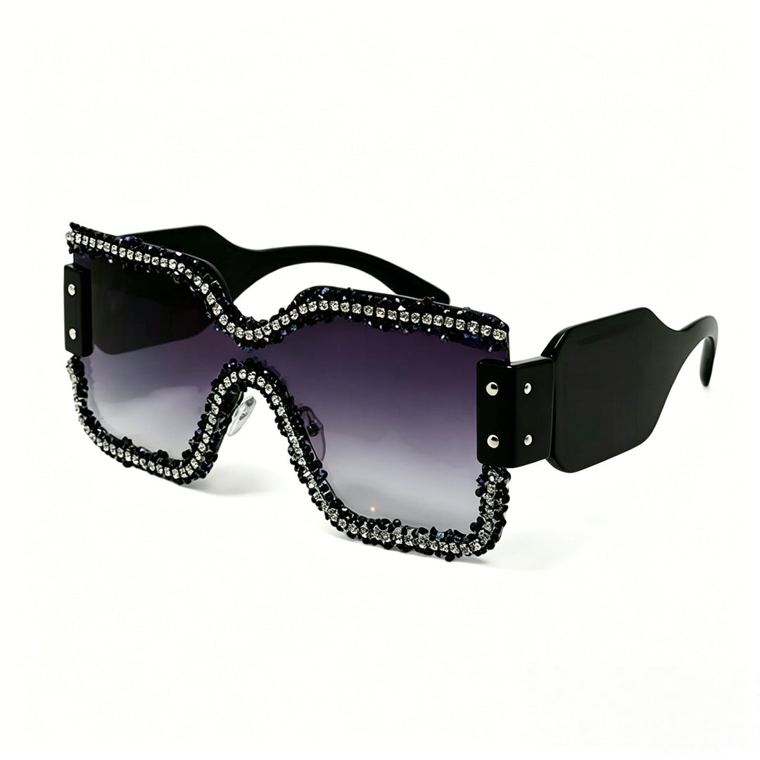 Women's fashionable safety glasses with unique crystal frame Bowlift