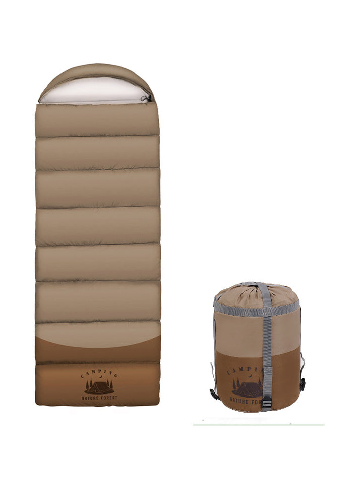 High-quality and warm sleeping bag with headrest Bowlift
