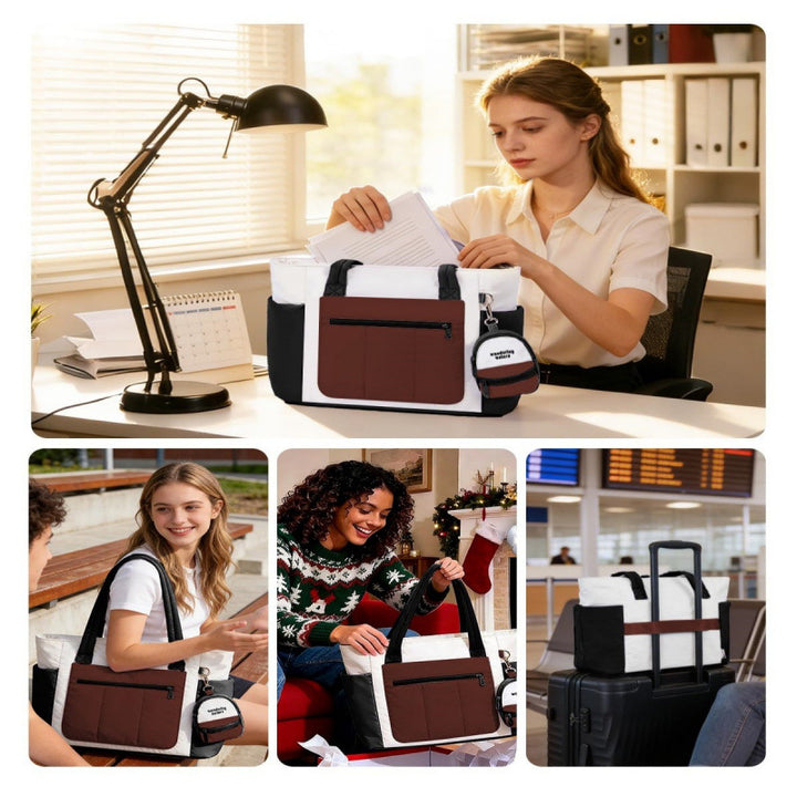Spacious Multi-Functional Tote Bag Bowlift