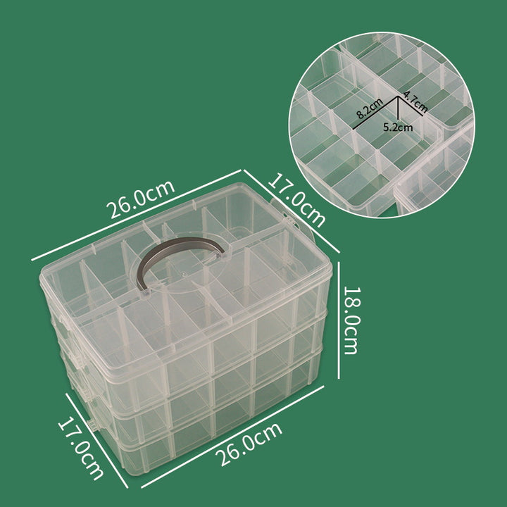 Multi-Section Craft Storage Box Bowlift