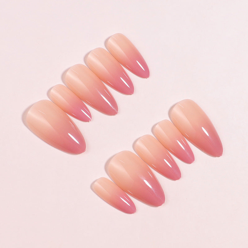 Gradient Ombre Stiletto Press-On Nails Bowlift