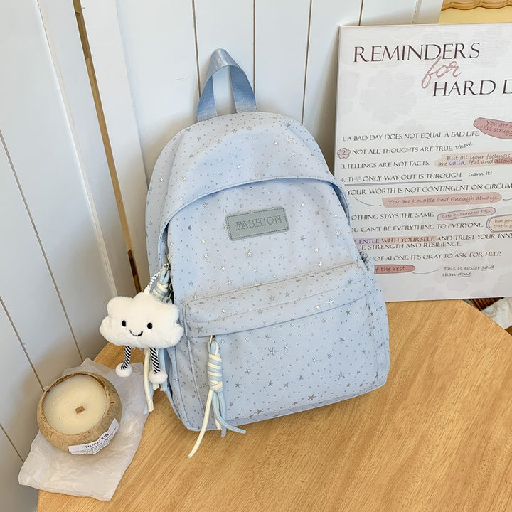 Stylish Star-Patterned Backpack