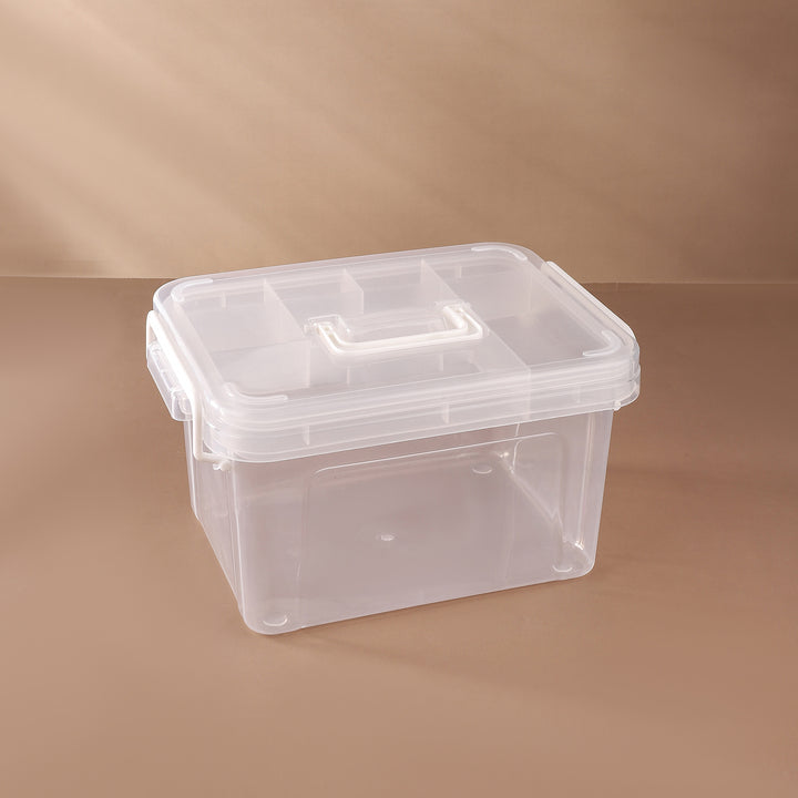 Multi-Compartment Storage Organizer Box Bowlift