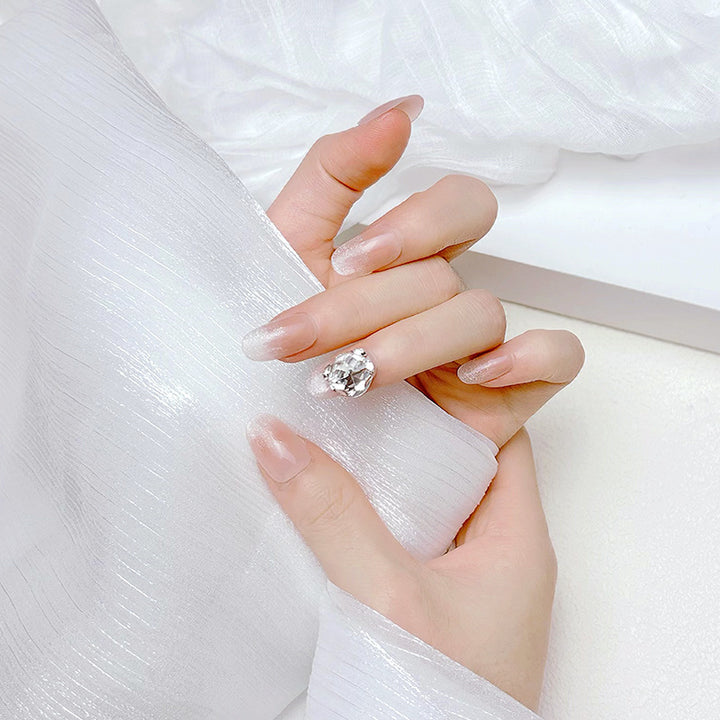 Premium French Tip Press-On Nails Bowlift