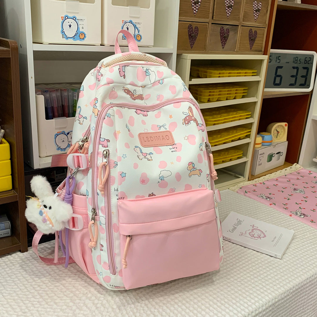 Playful Animal Graphic Backpack