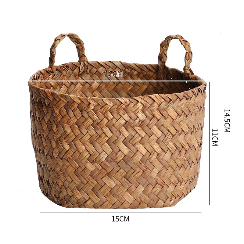 Multi-Functional Handwoven Storage Basket Bowlift