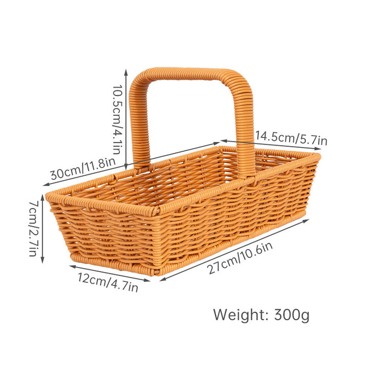 Handcrafted Wicker Storage Caddy Bowlift