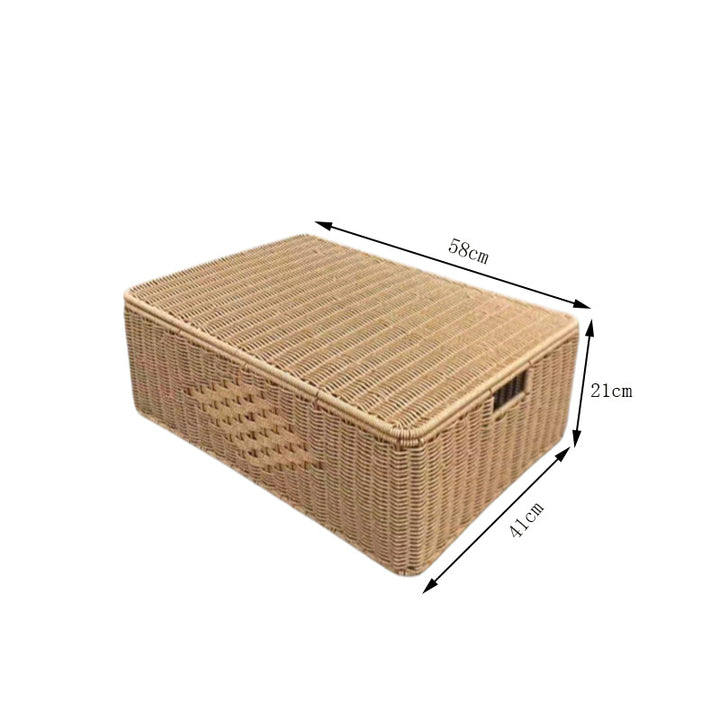 Contemporary Rectangular Woven Storage Bin Bowlift