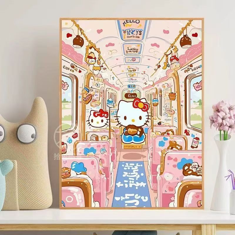Hello Kitty-Themed Whimsical Wall Art Bowlift