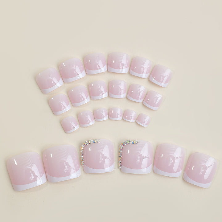 Premium Press-On Nail Set with Elegant Design Elements Bowlift