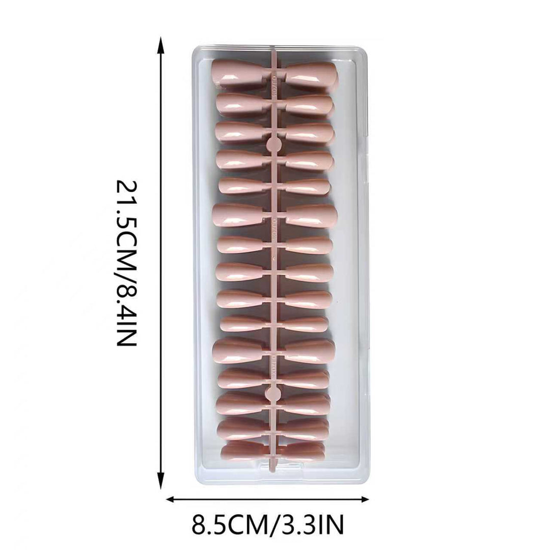 Elegant Long Press-On Nail Extensions Bowlift