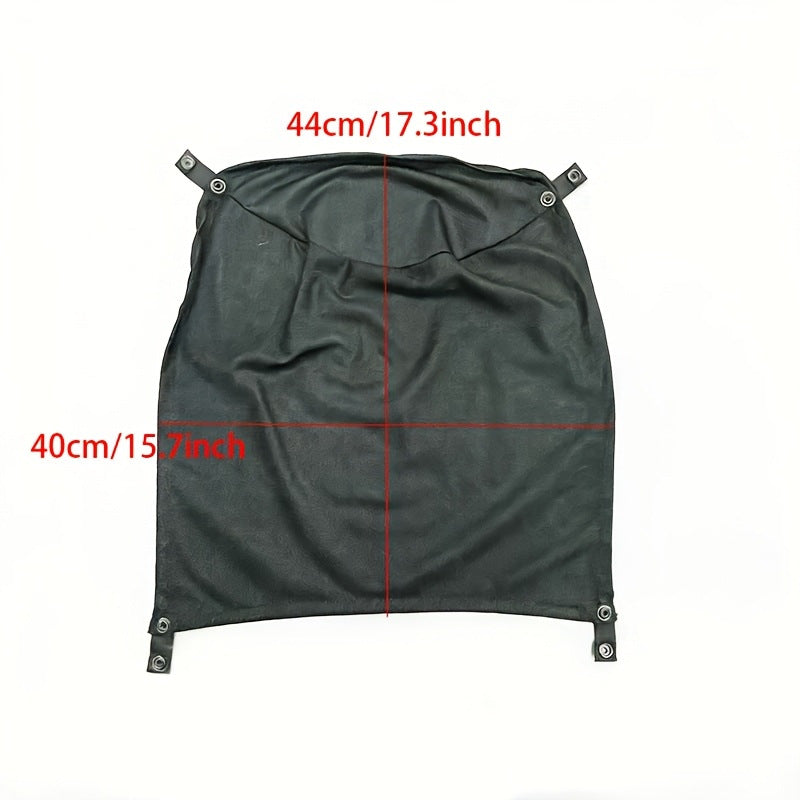 detachable breathable mesh canopy for front bicycle wicker basket with snap fasteners Bowlift