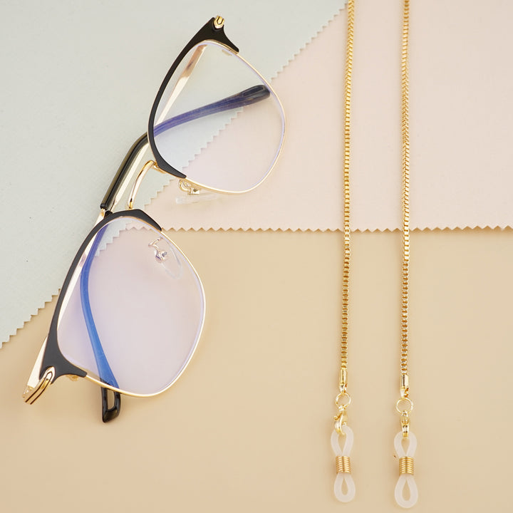 Sleek Metal Eyewear Chain Bowlift