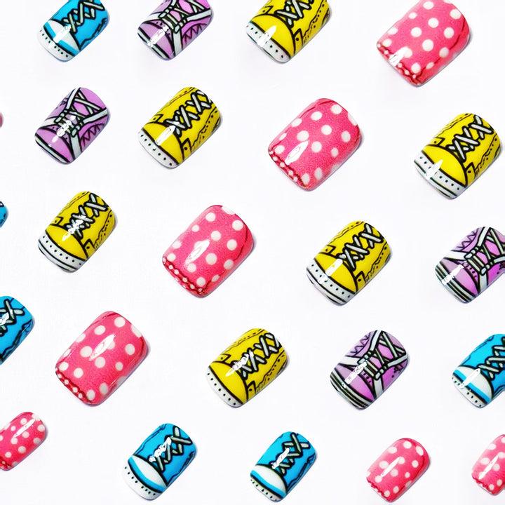 Creative Sneaker Nail Design Bowlift