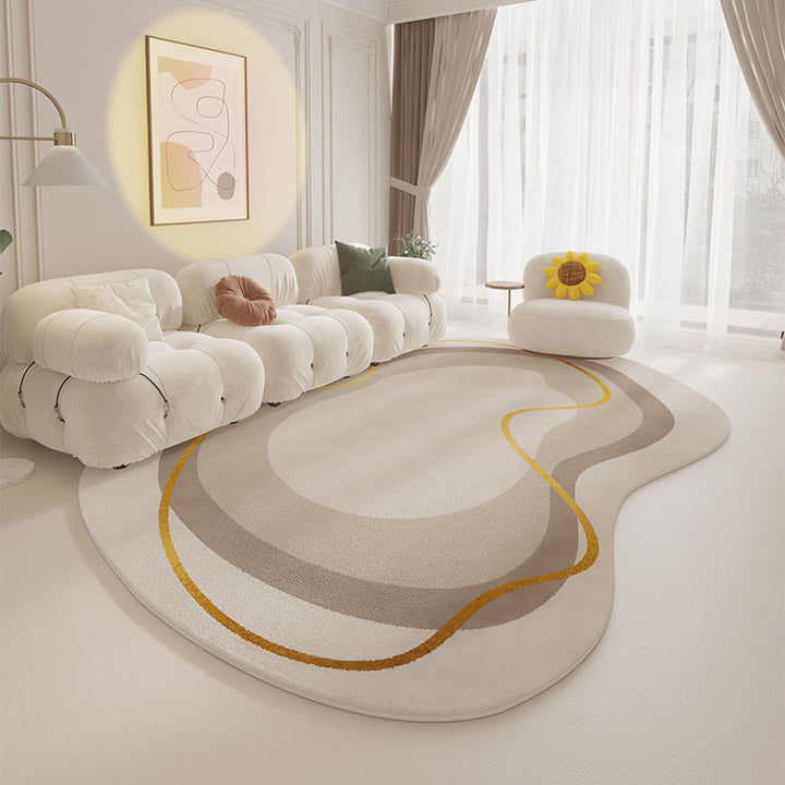 Artistic Layered Area Rug
