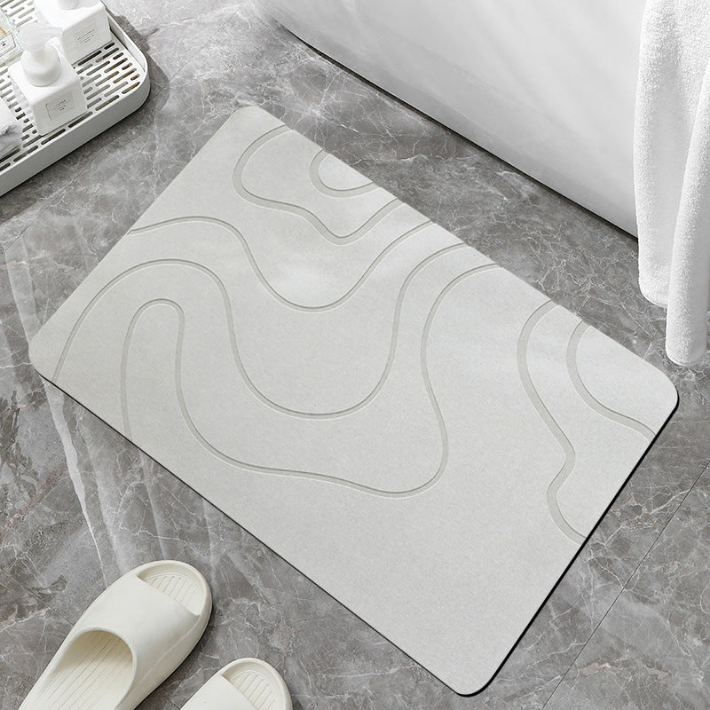 Modern Abstract Non-Slip Bathroom Mat