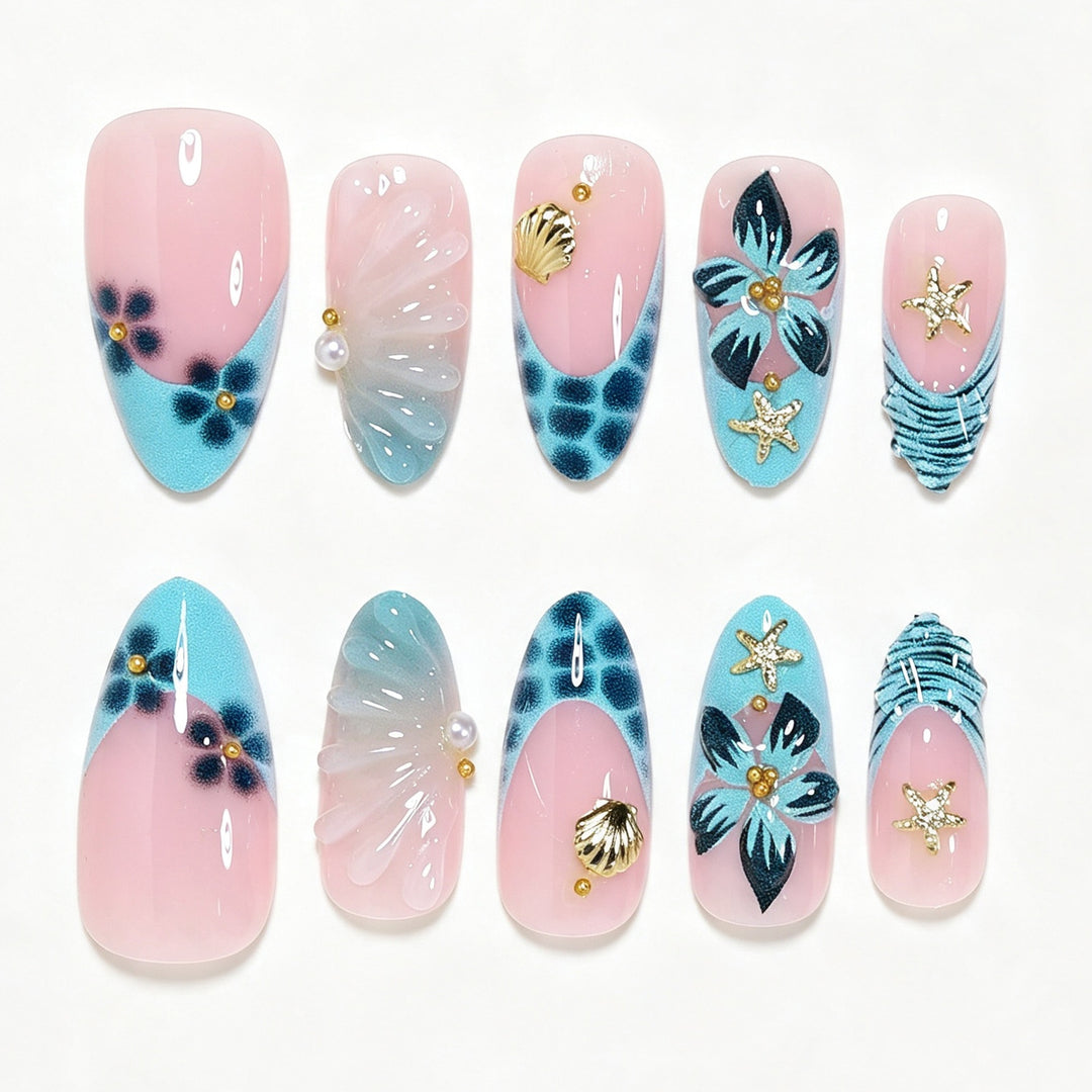 Artistic Long Acrylic Nail Tips Bowlift